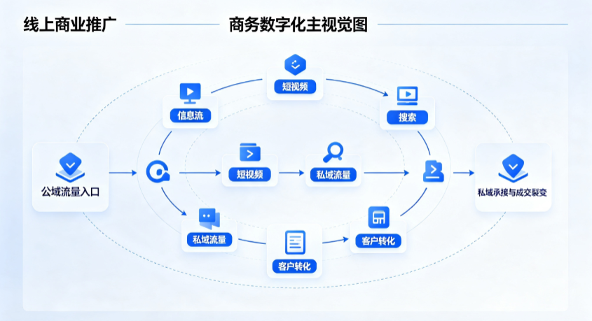 和平县线上商业推广怎么做？全域流量闭环搭建与低成本转化实战指南